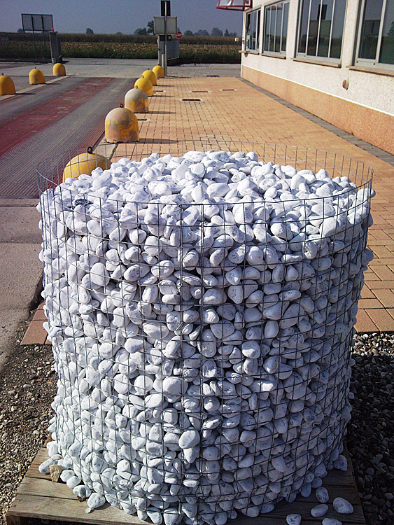 ciottoli d'arredo bianco carrara