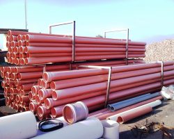 tubi in pvc per realizzazione sottoservizi